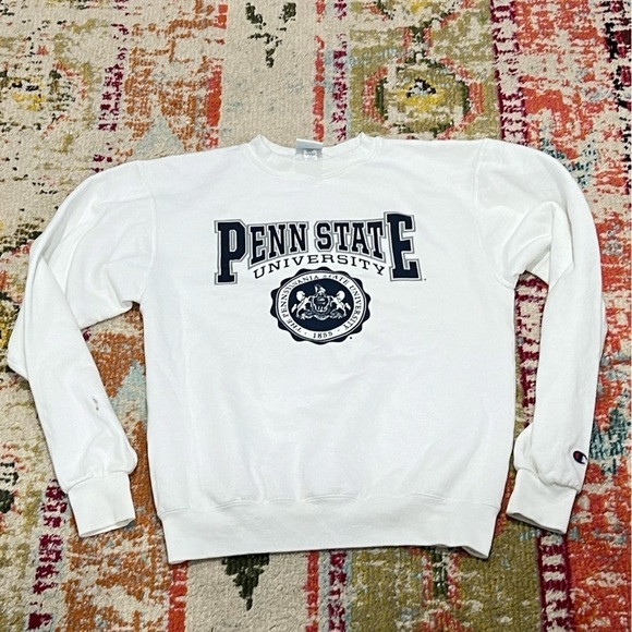 Penn State University Nittany Lions Champion Crewneck Pullover Sweatshirt - Picture 1 of 4